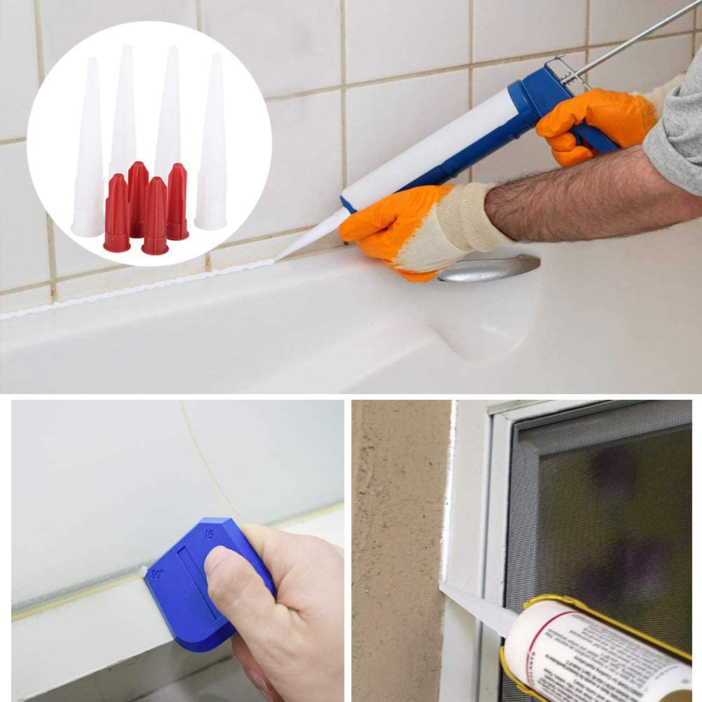 35-piece boquilla de calafateo de acero inoxidable aplicador raspador sellador herramienta de costura