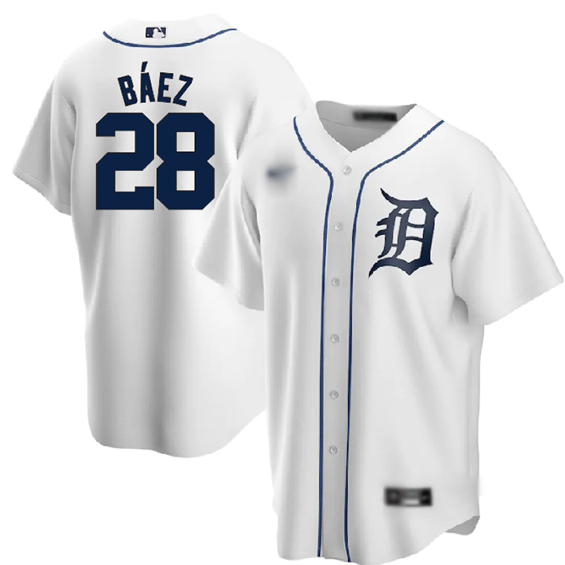 thumbnail image 1 of MLB Jersey Baseball Suit 28# BAEZ 24#CABRERA Tigers Jersey Tigers, 1 of 5