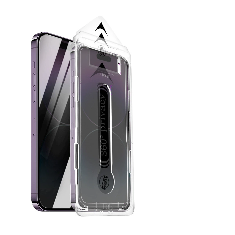 360 anti-peep iPhone16ProMax tempered film 15 HD 14 dust-free cabin 11 Apple 13 film xsr artifact
