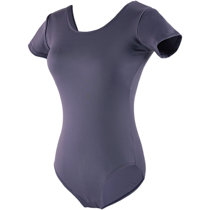 Ropa de baile las mujeres práctica Ballet cuerpo verano manga corta adultos 2023 nuevo chino clásico cuello redondo mono