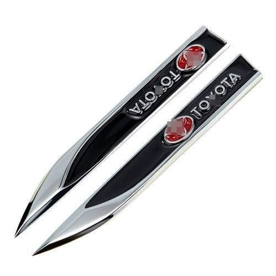 Metal Sticker Personalized Car Sticker, Body sticker - one-pair-fengs-tian-red