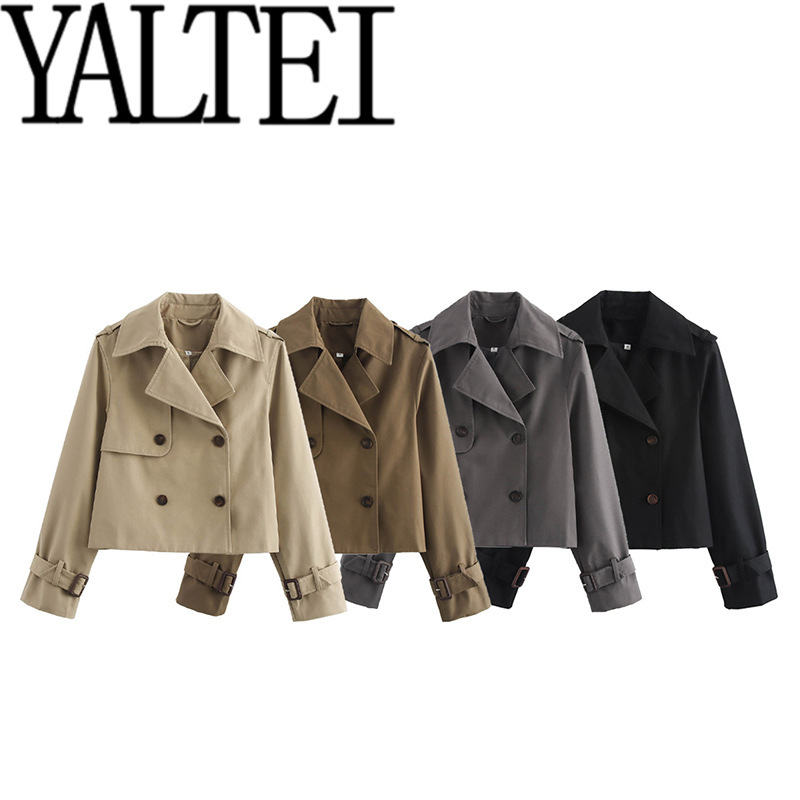 Yaltei Autumn New Collection Women's Clothing European and American French Design Fashionable Versatile Casual Short Windbreaker Jacket