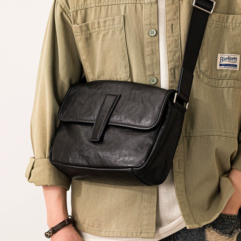 CJW/草匠王 Leather square one-shole bag, original leather