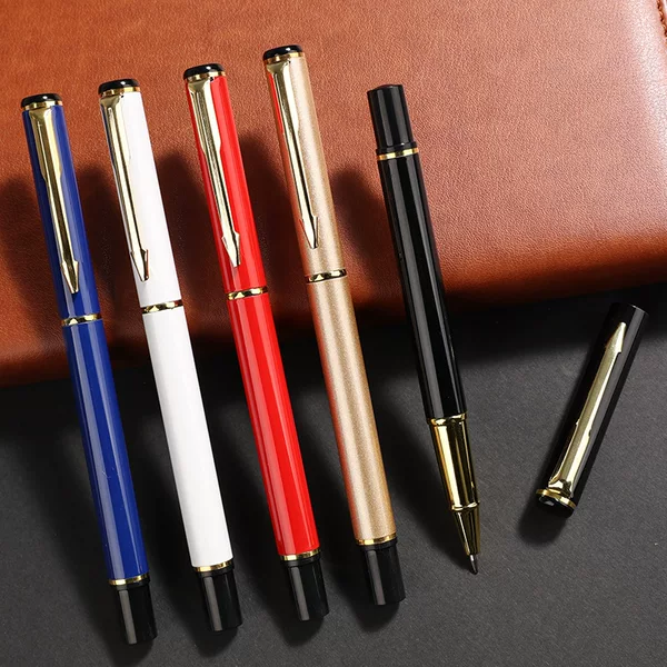 Business metal ballpoint pen, notebook matching pen, company gift, event and exhibition gift, gel pen