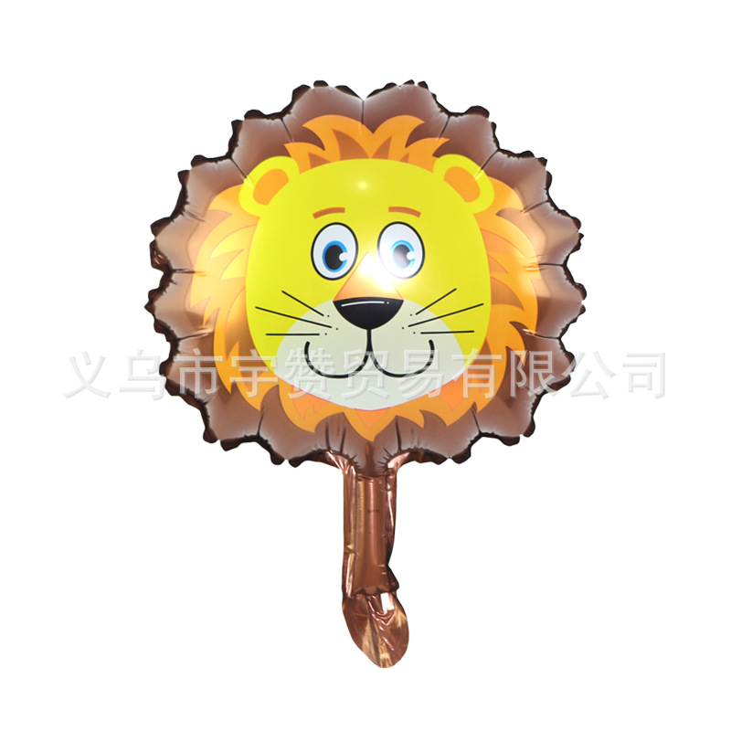 Mini bola de dibujos animados animal calle venta código de exploración pequeño regalo bola de ola bola interior bola de aluminio globo de película globo de empuje