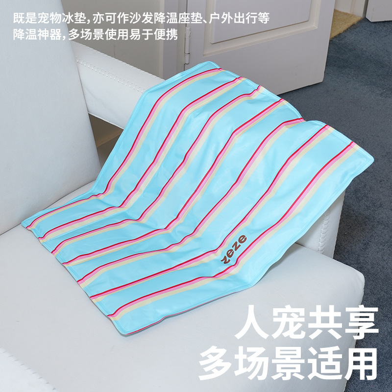 Zezeペットアイスパッド犬の冷たいマット夏の猫の氷の巣を冷やして涼しさを感じます。|undefined