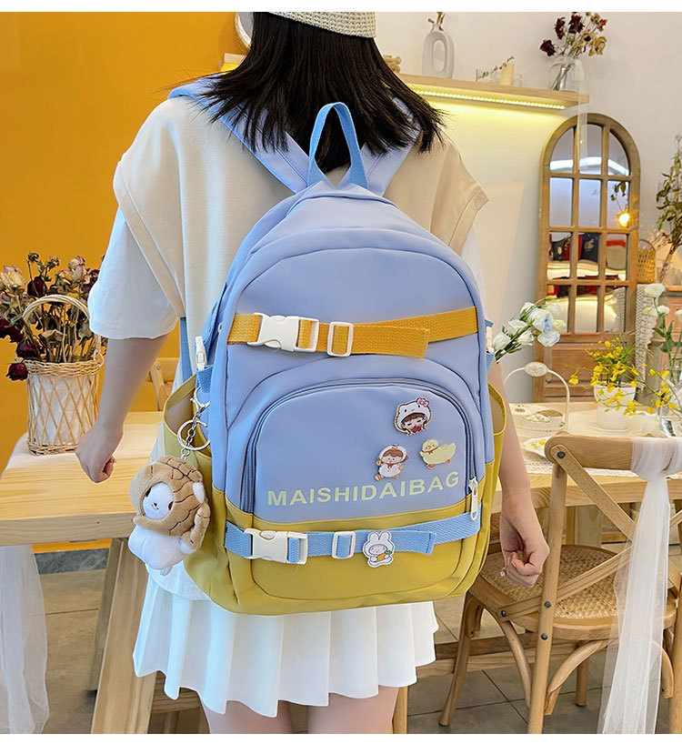 Nylontuch Großraum-rucksack Im Koreanischen Stil Großhandel Nihaojewelry display picture 32