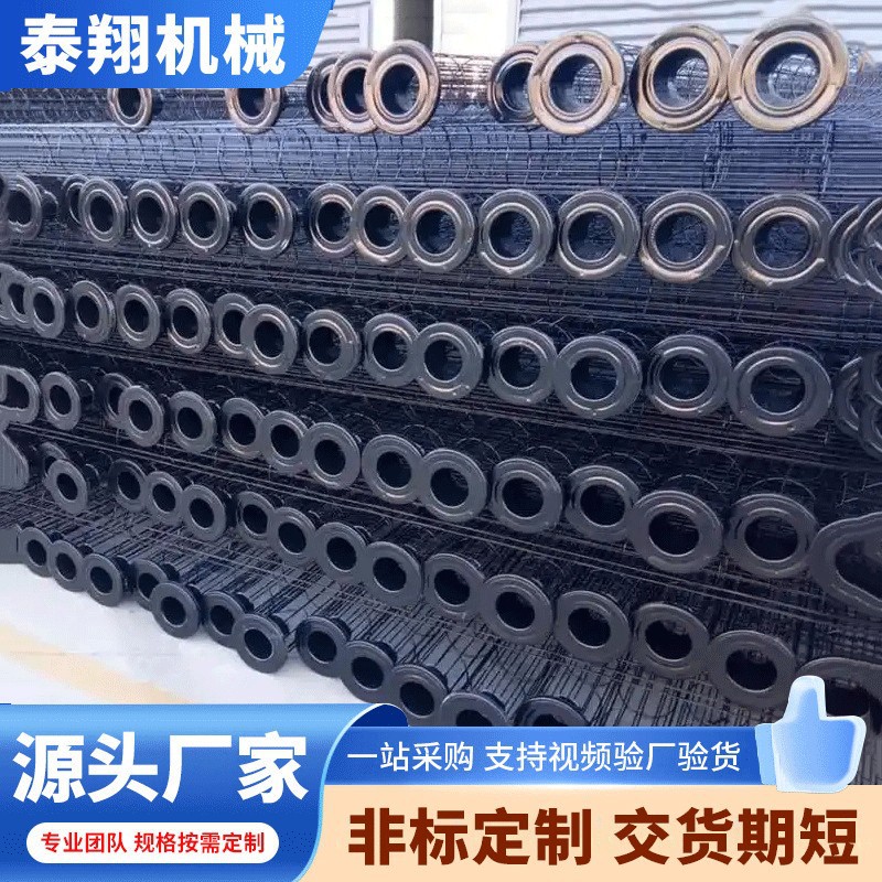 厂家批发镀锌喷塑除尘骨架 不锈钢除尘器滤袋笼骨 表面防腐处理