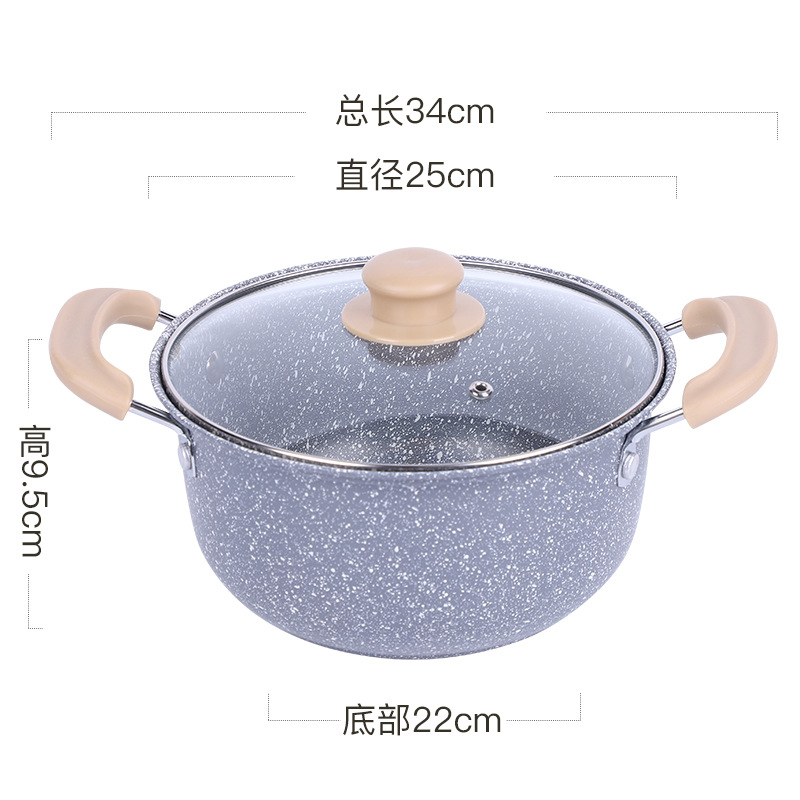 Nuevo conjunto de cinco piezas de paneles de arroz casero paneles de piedra antiadherentes regalo de reunión anual al por mayor caja de regalo de paneles de arroz