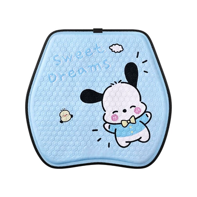 Universal Silicone Honeycomb Cushion, Cool pad - blue-puppy