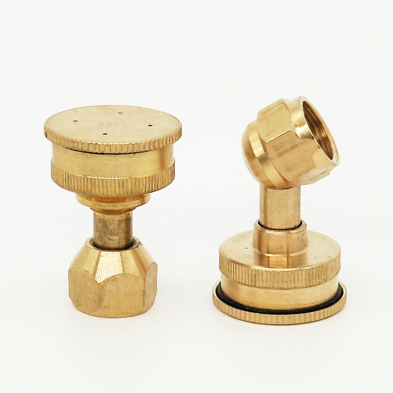 批发四孔直弯雾化喷头打药机可调园林浇水喷头农用灌溉喷雾器W18