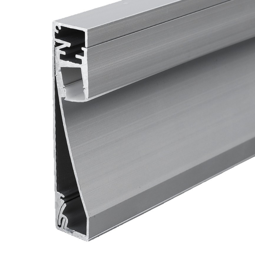 Perfil de aluminio para zócalo Weirun, tira de luz lineal para esquinas, ranura de aluminio luminosa, canal de luz de aluminio empotrado. image 6