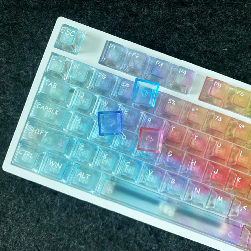 虹霭键帽热升华PC原厂高度客制化机械键盘DIY键帽119键小全套|undefined