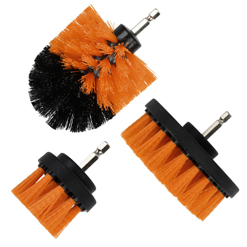 High-Performance Drill Brush 3Pc Set Kitchen Bathroom Carpet Brush Tile Cleaning Brush Universal Electric Drill Brush Head Set High-Performance Drill Brush 3Pc Set Kitchen Bathroom Carpet Brush Tile Cleaning Brush Universal Electric Drill Brush Head Set