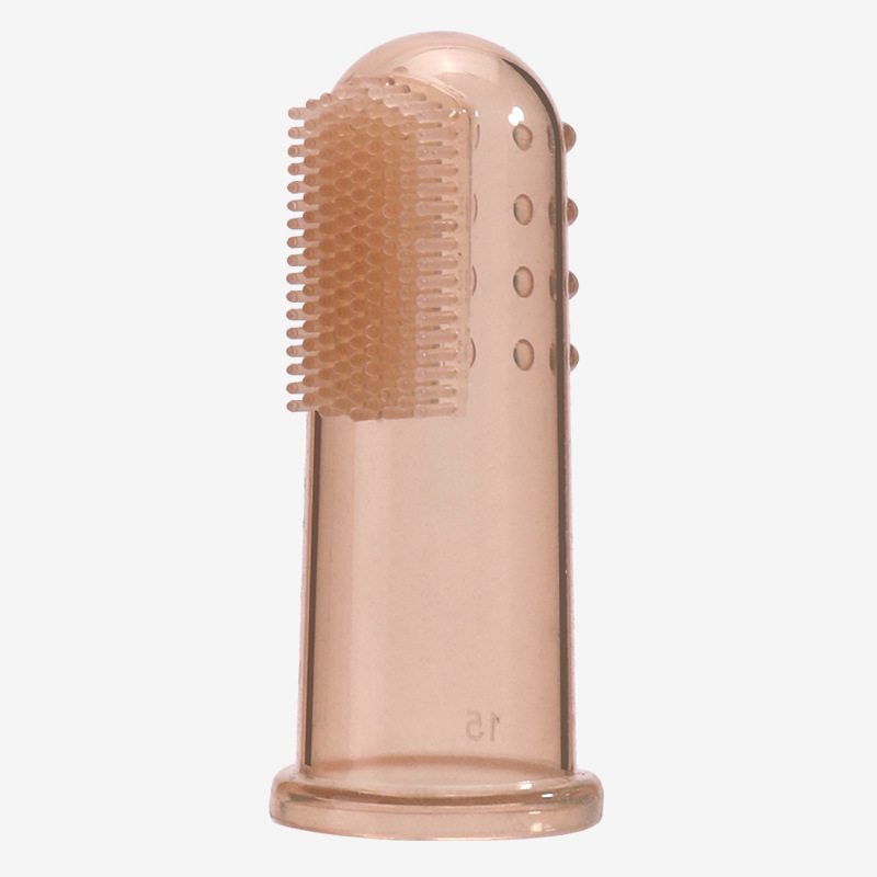 Cubierta del dedo del bebé de silicona nano cepillo de dientes de plata completo de silicona cepillo de dientes de mama infantil pulgar cubierta lengua recubrimiento cepillo de limpieza