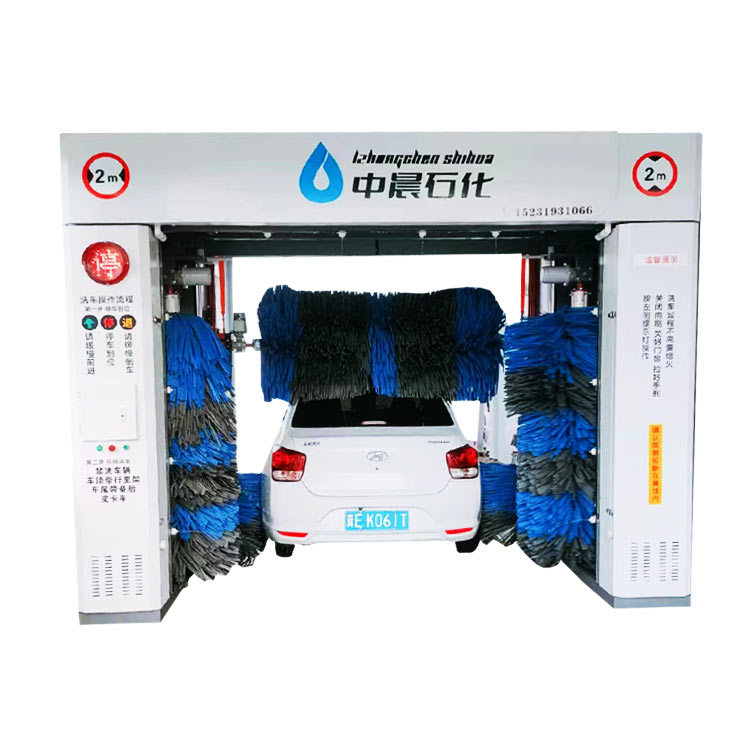 Lavadora de automóviles inteligente completamente automática, máquina todo en uno de limpieza de cinco cepillos recíproca, lavadora de automóviles de código de escaneo de autoservicio desatendida