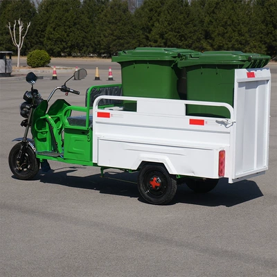 Elektrik zibil maşınları Vehicle, Electric Two-Bin Trash Can