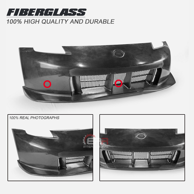 Suitable for Nissan 350Z Large Body Kit Modification Demon Z33 Resin Car Front Bumper Head Mercury Handle Front Bumper Modification