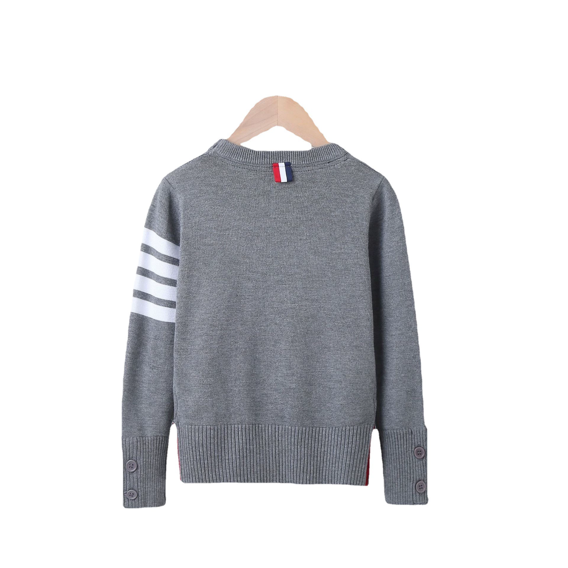 Autumn children's brand sweater for men and women, knitted base body-friendly long-sleeve, internet celebrity, Korean style