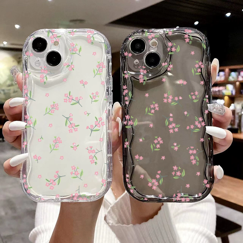 (Кросс-граница торговля), телефон apple, iPhone17, фуксия чехол для телефона, свежий iPhone14 Pro, цветочный
