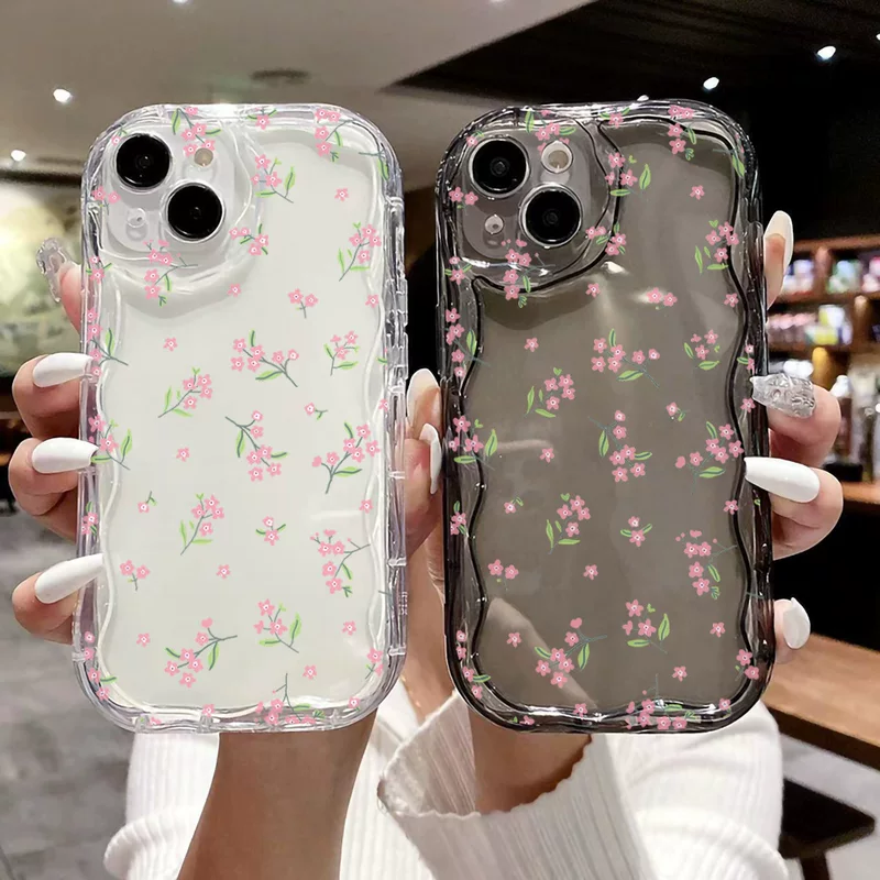 (Кросс-граница торговля), телефон apple, iPhone17, фуксия чехол для телефона, свежий iPhone14 Pro, цветочный