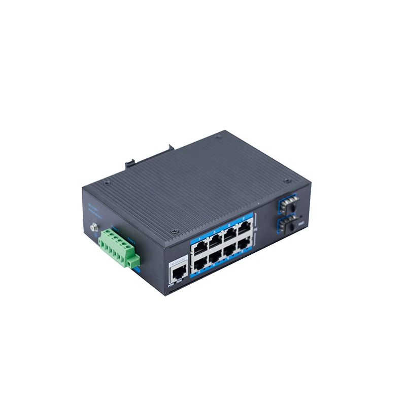 Сетевой коммутатор промышленного уровня Nangu Network Management, 2 Гбит/с, 8 100М электрических SFP интерфейсов, молниезащита DNI руководство