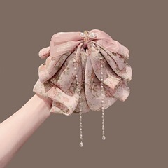 日韓のアンドロメダの夢幻の紫色の砕花が漂っています。