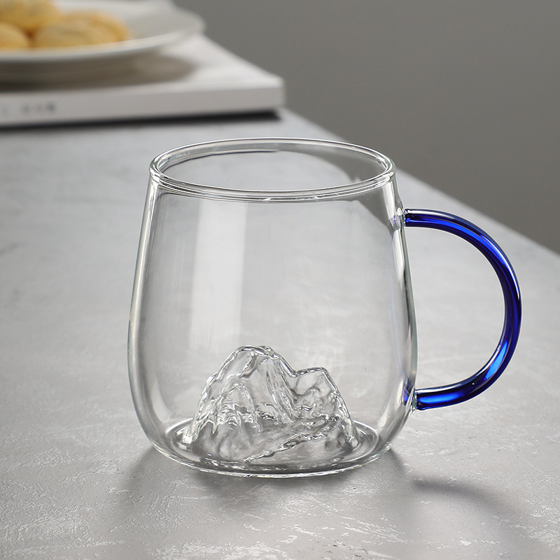 Resistente a altas temperaturas oficina en el hogar vista montaña taza de hongos colorido nicho de diseño de alta calidad taza de café de leche taza de agua