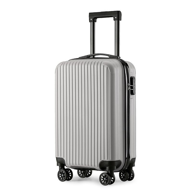 Maleta al por mayor de fábrica de 20 pulgadas, caja de regalo de rueda universal con LOGO imprimible, caja de embarque, caja trolley para estudiantes de gran capacidad