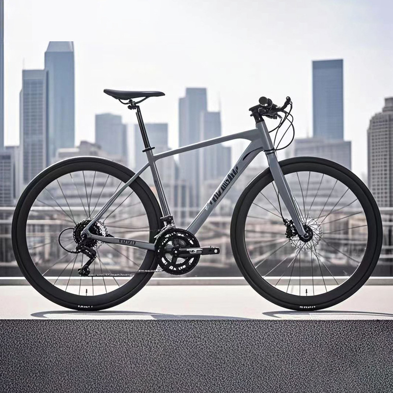 Saiwei Aluminum Alloy Road Bike Racing Grade Ultra-Light Ultra-Fast Flat Handle Racing Men's and Women's Adult Bicycles