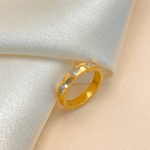 stone inlay with zircon