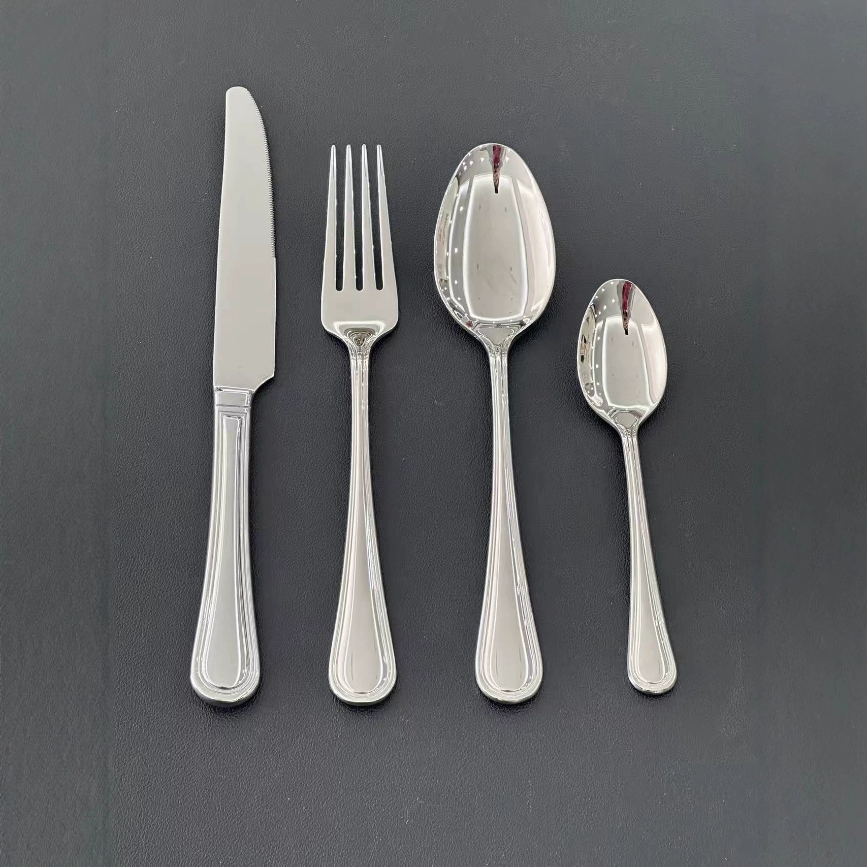 Tableware stainless steel, dessert set, fruit fork, mirror effect