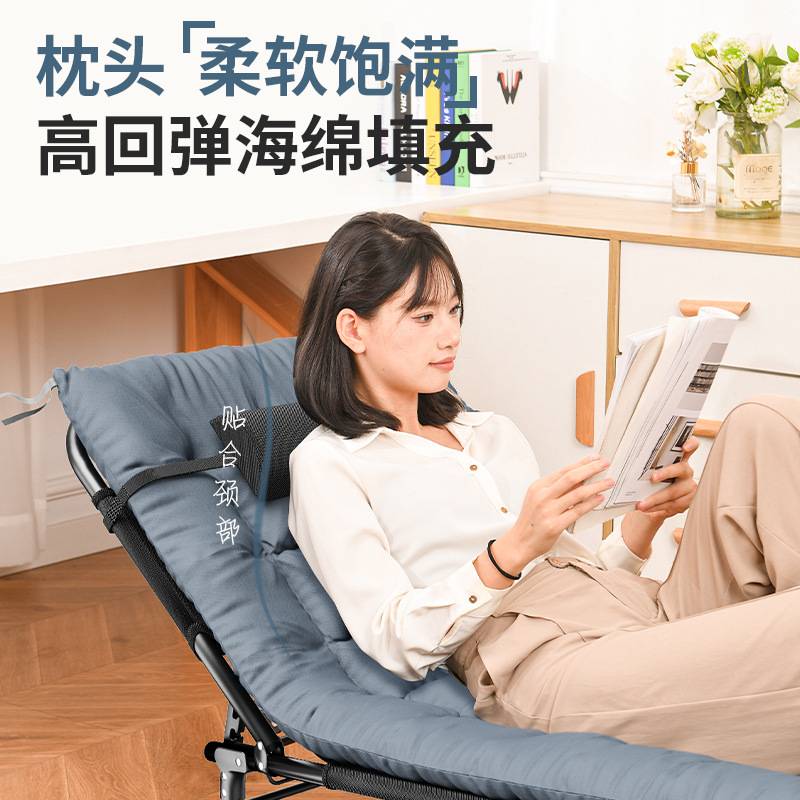 办公家医院陪护宿舍便携式多功能趟床行军床用简易午睡午休床躺椅