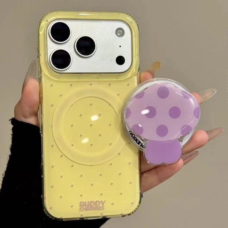 Wave Dots Are Suitable for Samsung S23Fe Mobile Phone Case S25Ultra/S24Plus Double-Layer Magnetic Suction 3 Apple 17Promax Wave Dots Are Suitable for Samsung S23Fe Mobile Phone Case S25Ultra/S24Plus Double-Layer Magnetic Suction 3 Apple 17Promax
