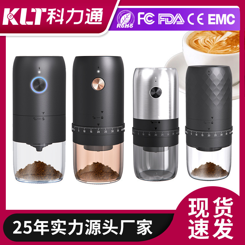 Keliteon Hand-Brewed Espresso Grinder Coffee Machine Rechargeable Coffee Grinder Electric Bean Grinder Portable Home