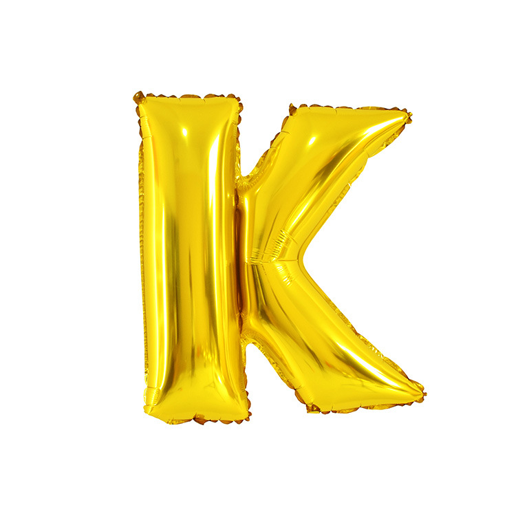 32 pulgadas 40 pulgadas 16 pulgadas inglés carta globo de aluminio fiesta de cumpleaños decoración de la boda papel de aluminio globo escena diseño