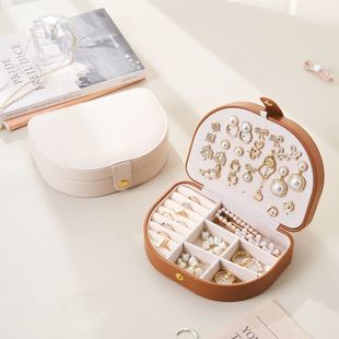 Exquisite Light Luxury Double Layer Large Capacity Jewelry Storage Box Multi-grid Convenient Niche Jewelry Collection