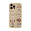 Apple, cute iphone14, cartoon silica gel phone case, 15promax