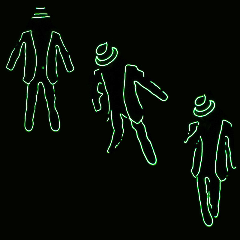 Danza fluorescente Ropa de actuación LED Estándar LED Espectáculo de talentos Escenario Ropa luminosa DJ Jazz Danza fluorescente Accesorios luminosos