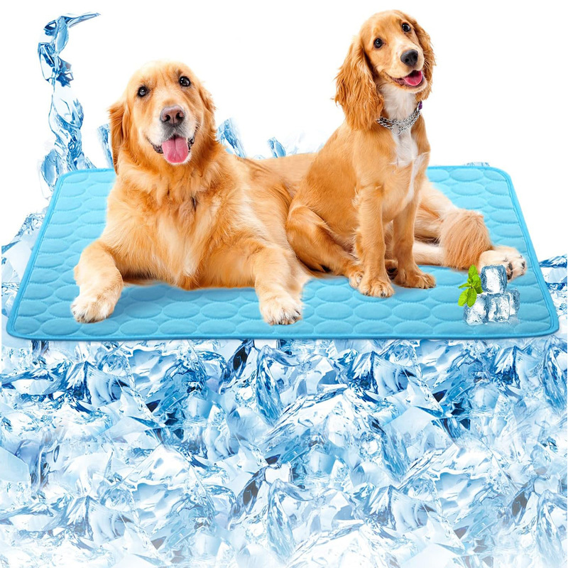 Summer dog cooling pad ice silk pad anti-bite dog ice pad ice silk mat pet nest heat dissipation ice nest pet nest Summer dog cooling pad ice silk pad anti-bite dog ice pad ice silk mat pet nest heat dissipation ice nest pet nest