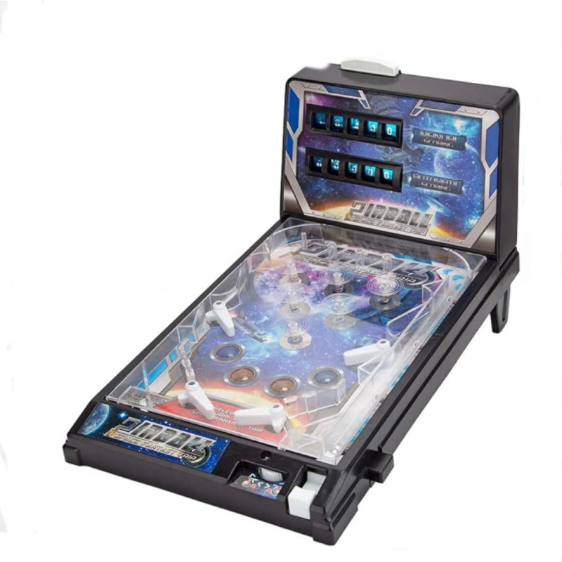 国境を越えたAmazonの人気の電気音楽カウントピンボールマシン子供用教育デスクトップゲームクラシックピンボールマシン|undefined