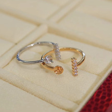 S925�y�ʯ7-10mm��ˮ�����ָ���T���_���S���pɫ�����������