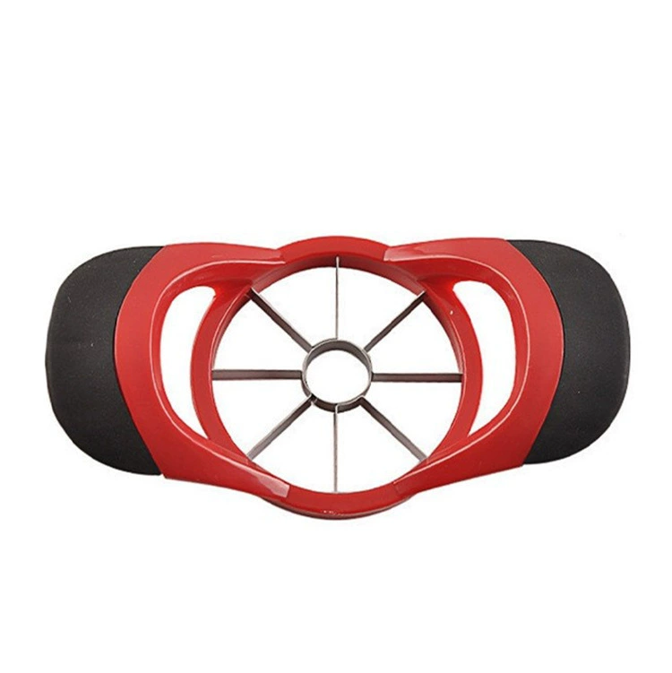 Apple, plastic red handle stainless steel
