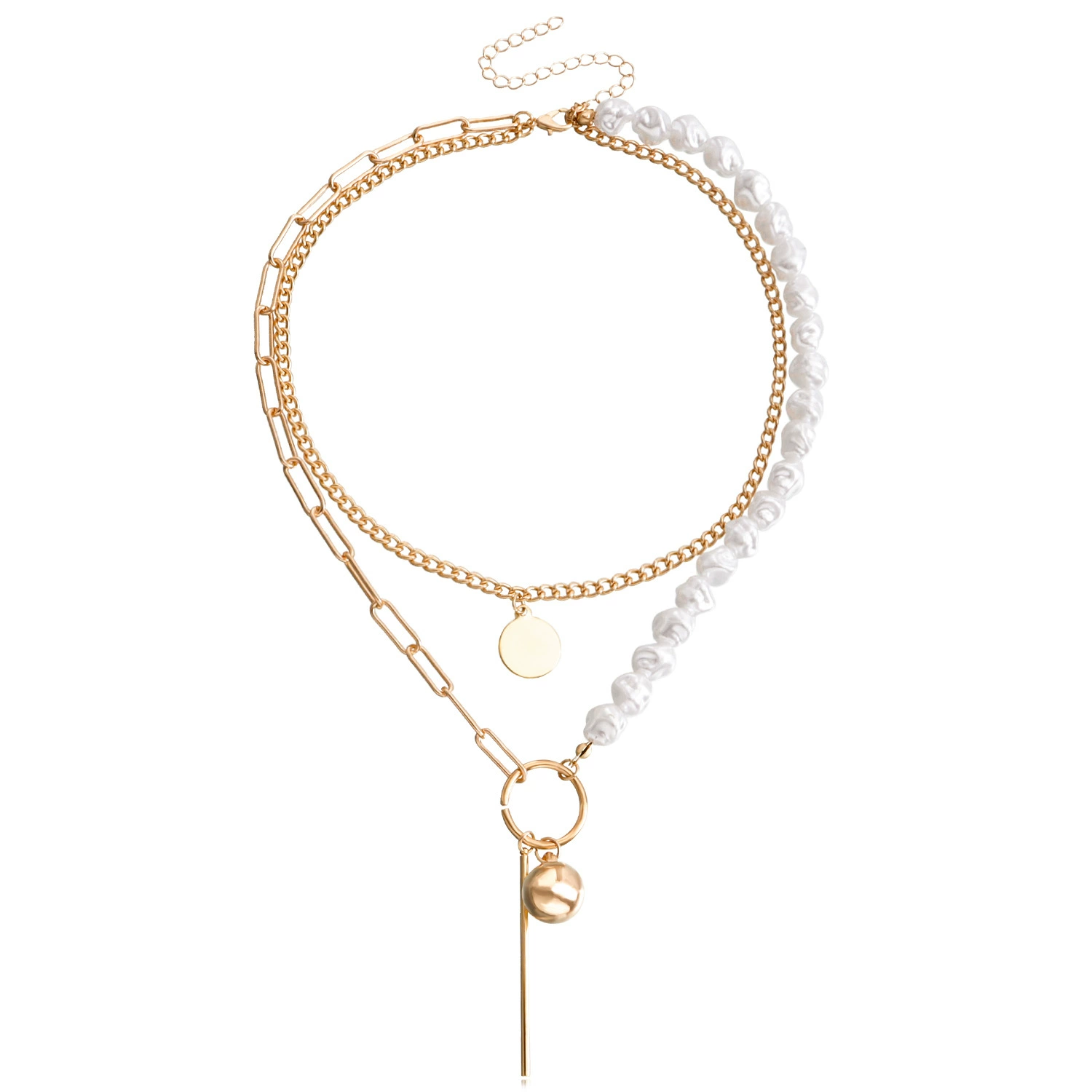 Брендовый аксессуар, ожерелье, свитер, европейский стиль