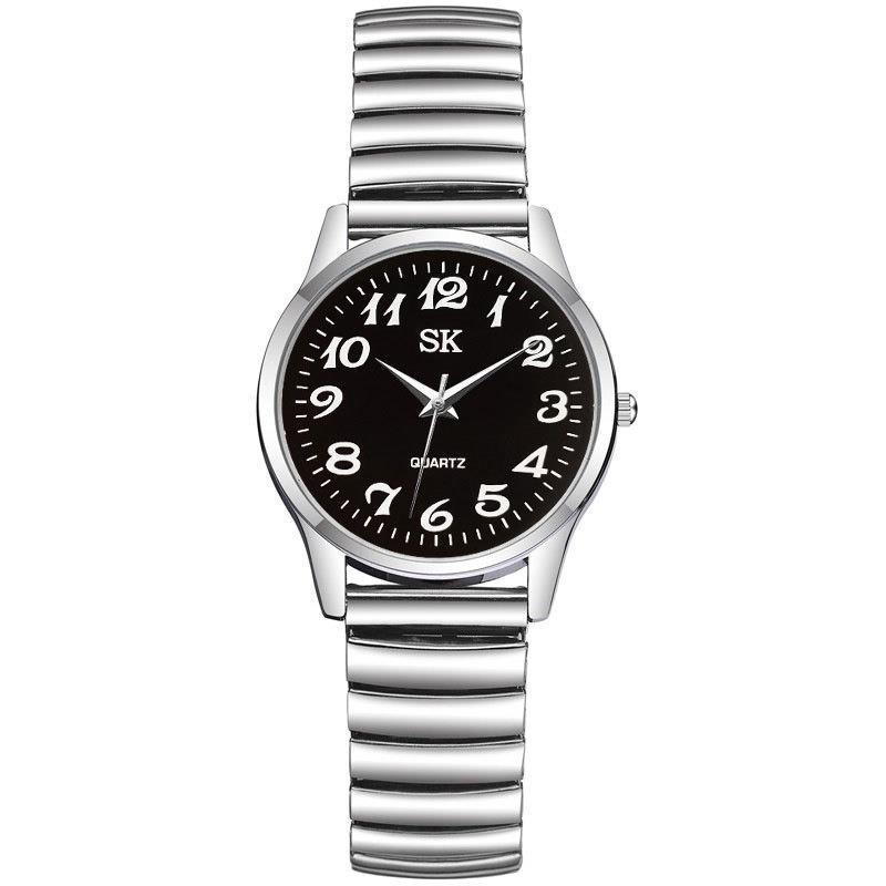 검은 얼굴 스몰 사이즈 실버