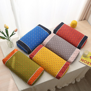 Double yarn starry buckwheat pillow size specifications optional full buckwheat shell filled buckwheat pillow a generation of wholesale