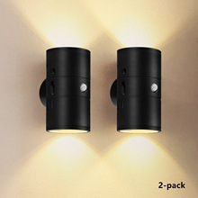 磁吸光控人体感应小夜灯卧室床头灯led充电磁吸橱柜灯智能小夜灯