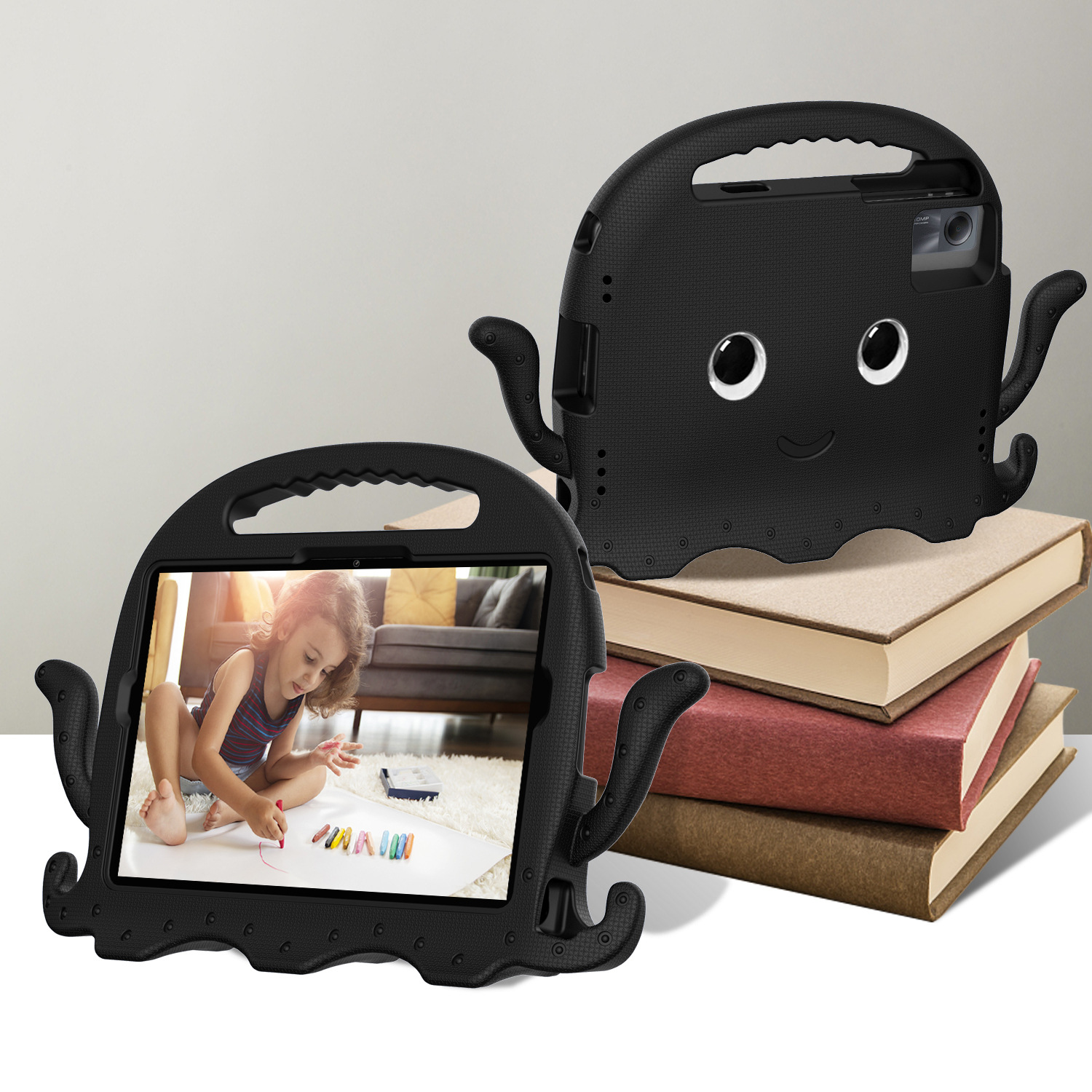 Suitable for Samsung A11 Plus 11 Cartoon Tablet Protective Case S10S11 Redmi Pad 2 Tablet Protective Case