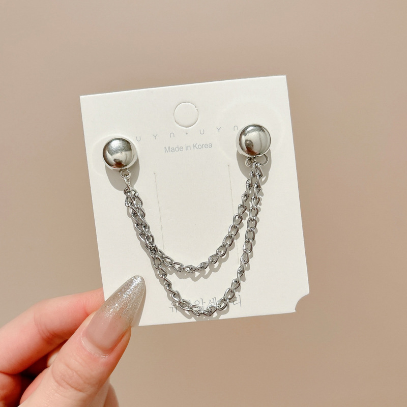 Pantalones, pantalones, artefacto anti-trapeador, pantalones anchos, mangas cortas, hebilla de succión magnética fija, decoración de botones de ajuste sin perforaciones