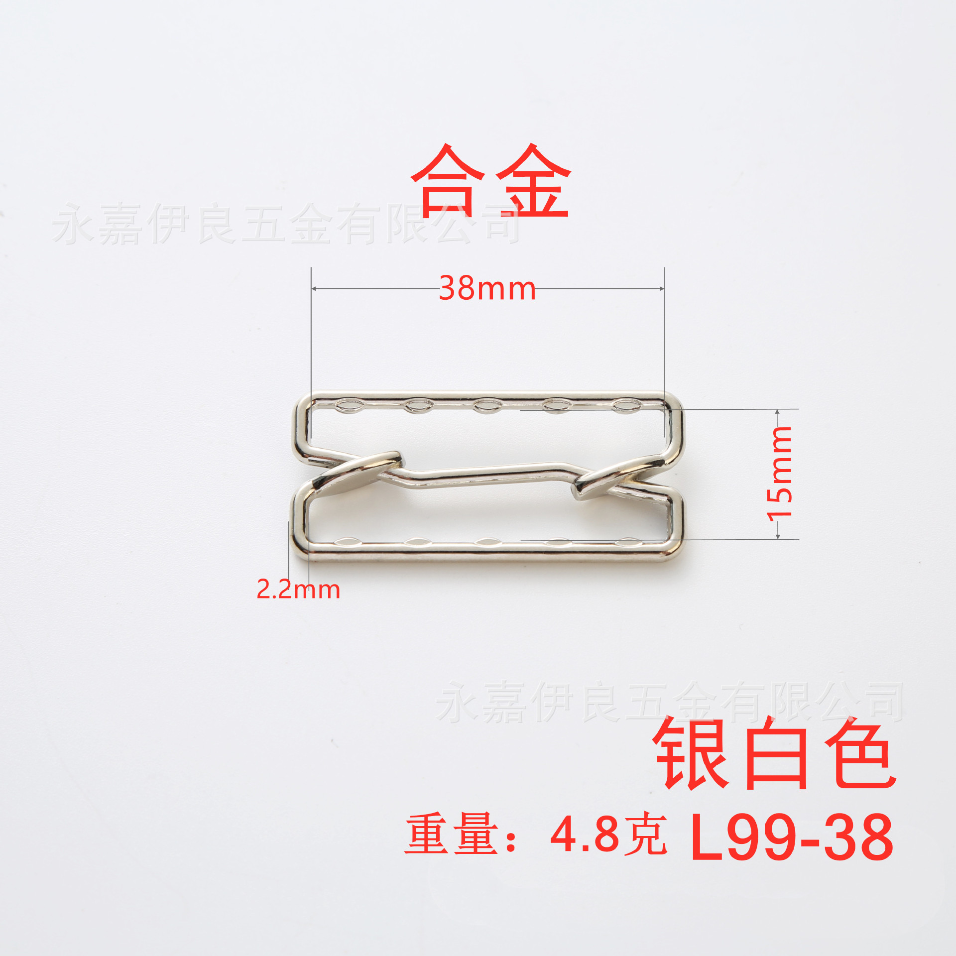 Venta directa de fábrica de hebillas metálicas en forma de D en stock, hebillas ajustables de acero inoxidable, nuevas hebillas de tracción, hebillas de tres niveles de cobre, hebillas de alambre de hierro. image 109